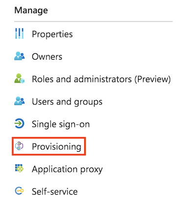 Azure Provisioning Selection